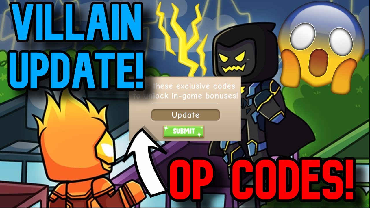 NEW OP WORKING CODES VILLAIN UPDATE Roblox Power Simulator YouTube