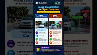 Image Classification vs Object Detection 🔥 What's the Difference #shorts
