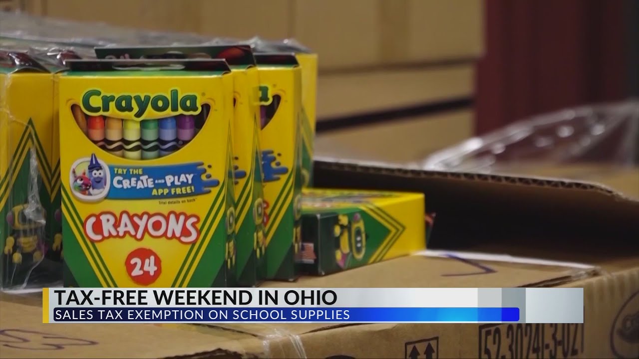 Shop back to school: tax-free holiday weekend begins in Ohio - YouTube