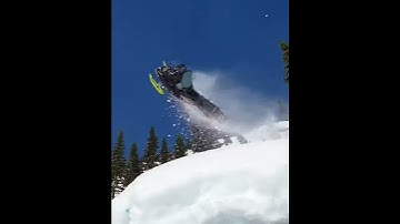 Rental Snowmobile Full Send! #shorts