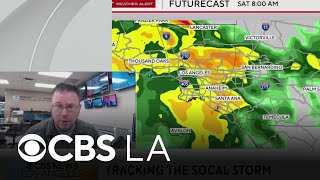 Tracking the Southern California storm with the National Weather Service