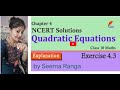 nature of quadratic equation