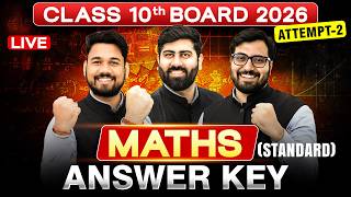 Celebrity 🔴CBSE Class 10 | MATHS STANDARD | 2nd Attempt | Answer Key | ALL SETS | Board 2026 | Schoolympiad Net Worth