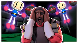 Работающий Bomberman внутри Team Fortress 2!?