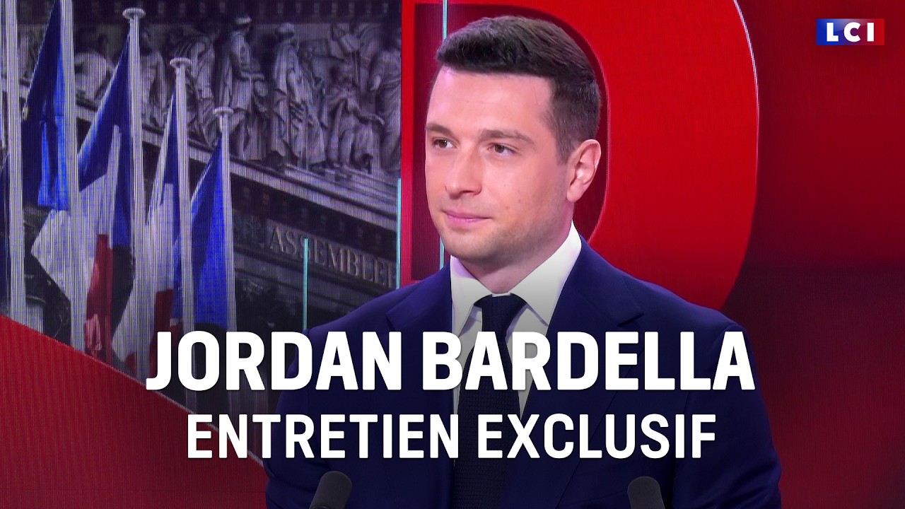Entretien exclusif - Jordan Bardella invité de LCI