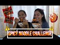 SPICY NOODLE CHALLENGE!!! (GRABE SA ANGHANG!) | Ai&amp;Cel TV