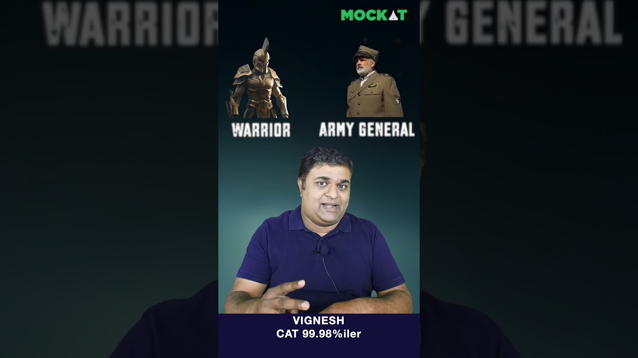 The Right Mindset for CAT | Explained by 99.98 %iler