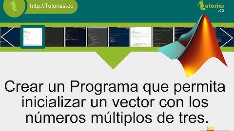 arrays – matLab (vector con multiplos de tres)