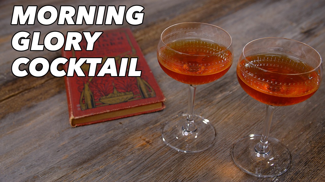 We Made a 1906 Morning Glory Cocktail. A Refined Cocktail with a