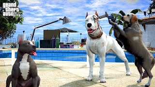 Mi̇ke Abi̇ Ne Yaptin Sen? Beyaz Pi̇tbull Mi̇ke Dövme Yaptiriyor - Gta 5