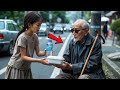 ホームレスの少女が盲目の物乞いに食べ物をあげたが、その男が億万長者のCEOだとは知らなかった#アフリカの民話