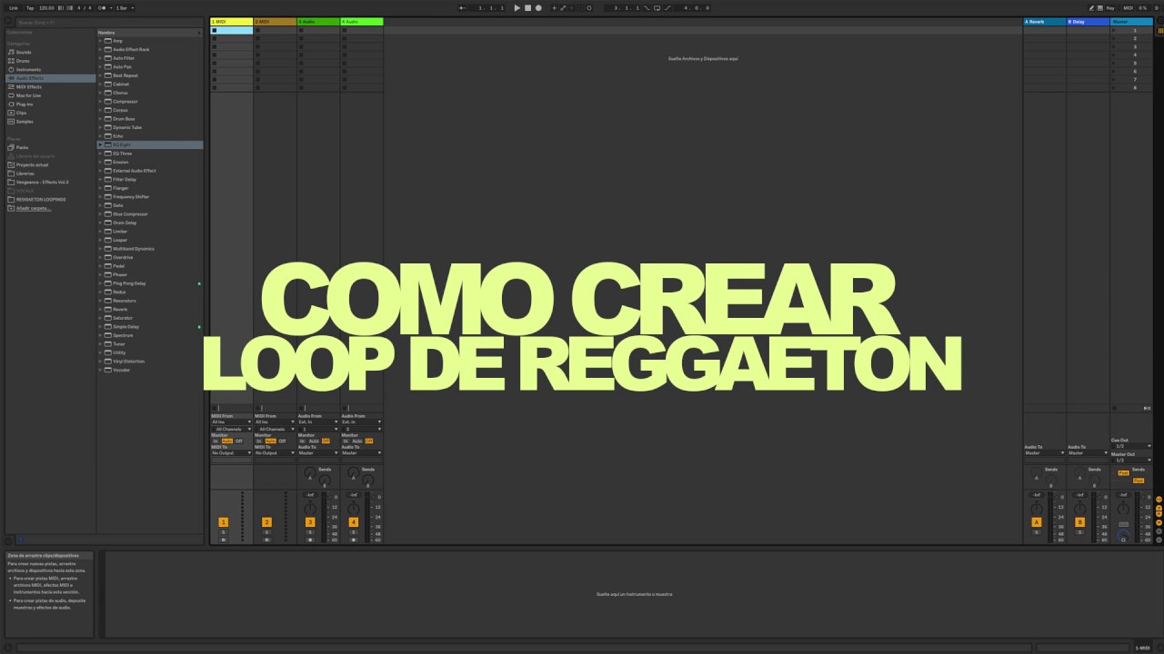 COMO HACER LOOP DE REGGAETON EN ABLETON 10 - YouTube