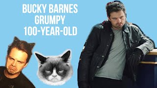 Bucky Barnes being a grumpy 100 yearold