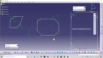 CATIA - 7 || Telugu || Operation toolbar#1