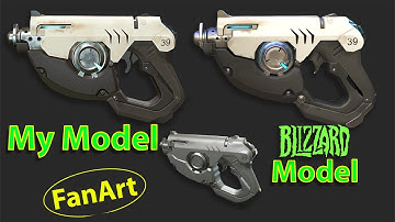 Tracer Pulse Pistols creation complete #Maya Zbrush Substance Painter marmoset toolbag