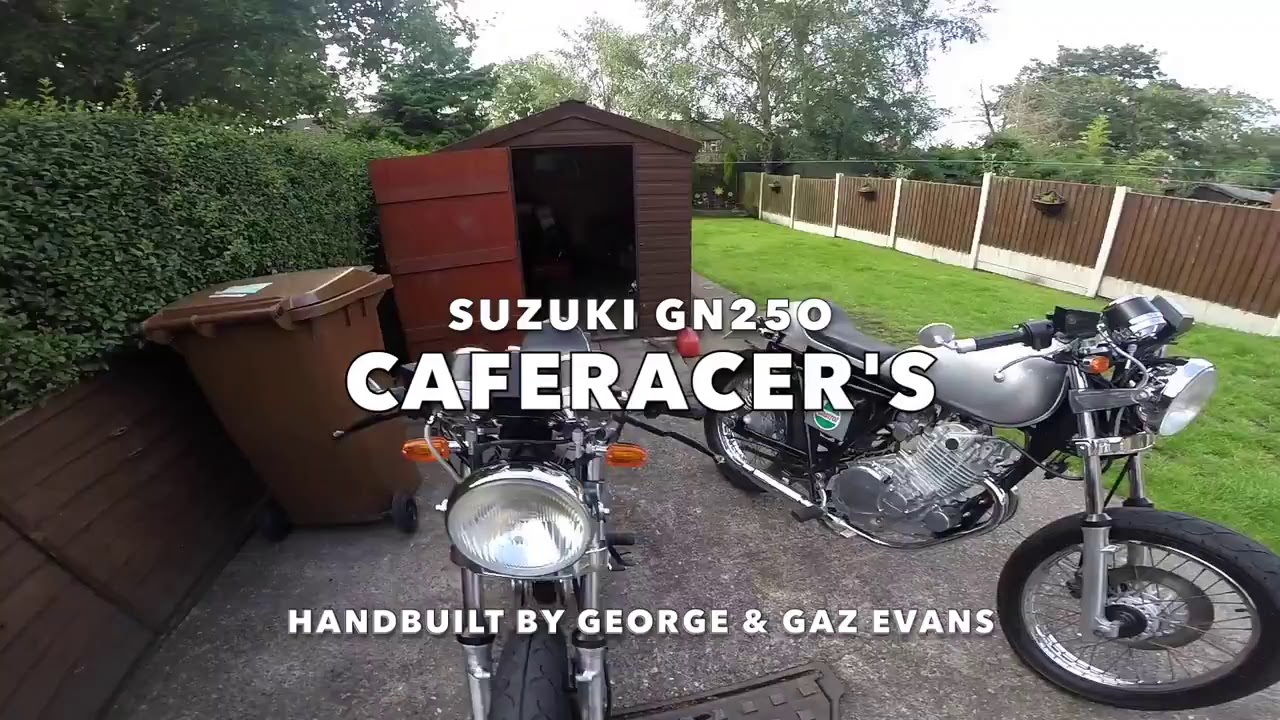 Caferacer Suzuki GN250 GoPro 3+