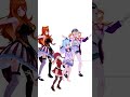 3Dでマリン船長とホニマニダンスを踊ってみた 全員集合ver. #shorts #宝鐘マリン #踊ってみた #vtuber