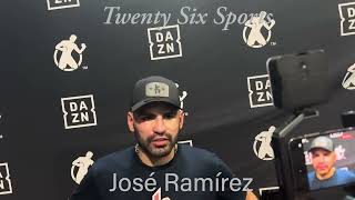 “I want to get back to two times a year” Jose Ramirez after his victory #boxing #goldenboy