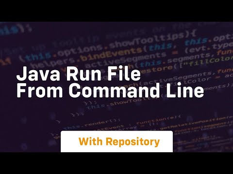 java run file from command line