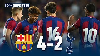 Barcelona 4-2 Tottenham | HIGHLIGHTS | Joan Gamper
