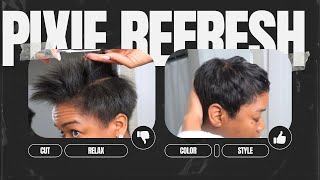 Pixie Refresh: Cut | Relax | Color | Style