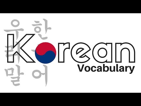 Learn Korean Vocabulary