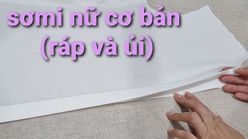 🍎6️⃣  sơ mi nữ cơ bản (form rộng) cách ráp / Chất liệu tự do.