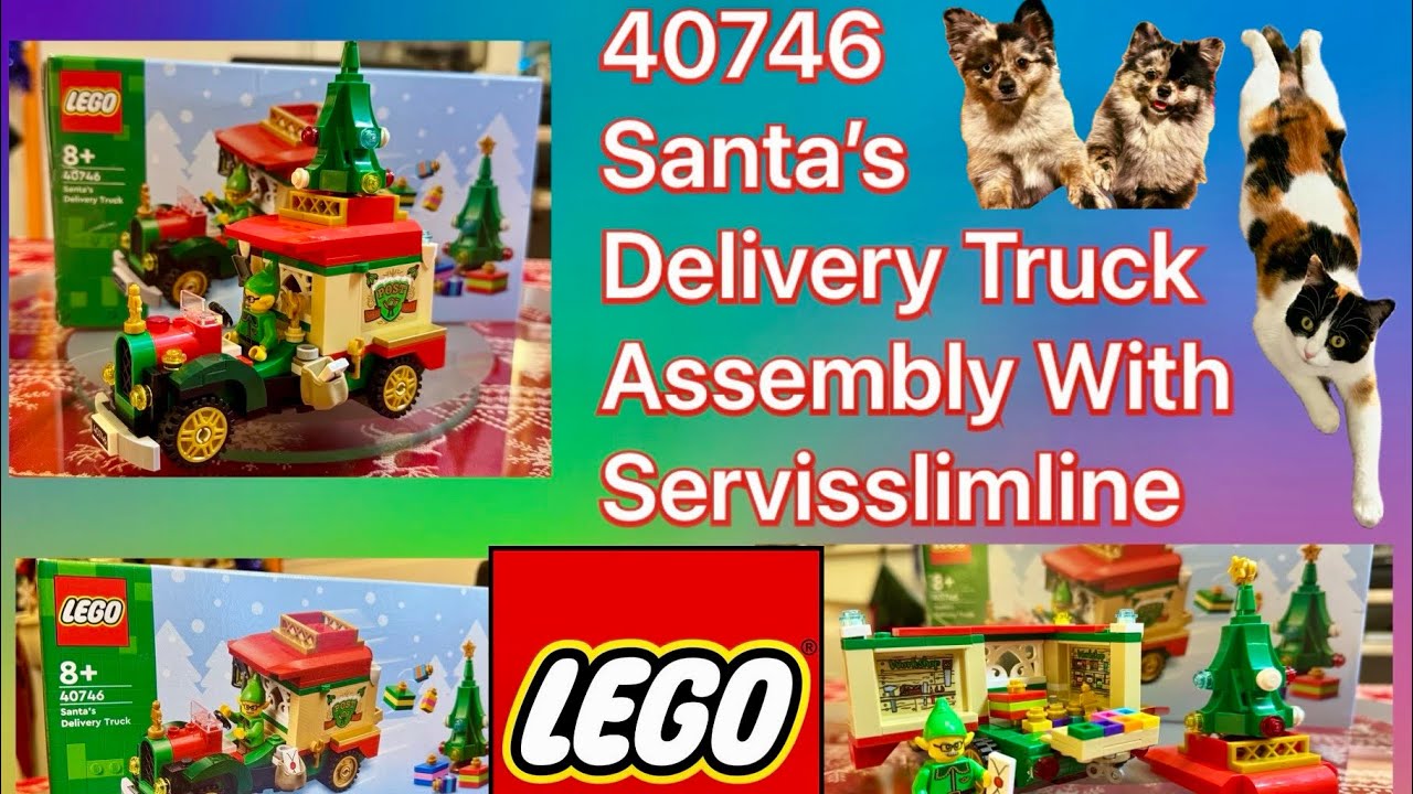 Lego Set 40746 Santa's Delivery Truck Assembly @servisslimline