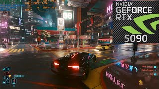 Cyberpunk 2077 4K Native DLAA Vanguard RTX 5090 AMD Ryzen 9 9950X3D Raw Performance Benchmark