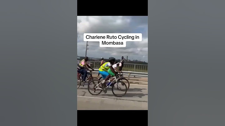 Charlene Ruto Cycling