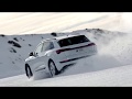 Audi e-tron hits the snow