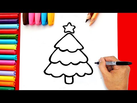 Video: Cách Vẽ Cây Thông Noel Bằng Bút Chì