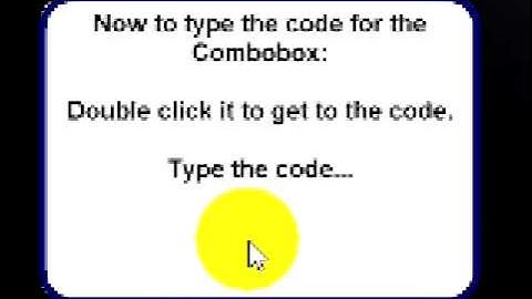 Visual Basic 2008   Using Comboboxes Tutorial