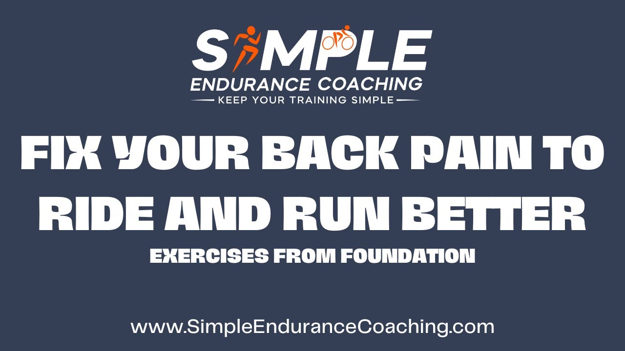 Fix your back pain to ride and run better! - YouTube