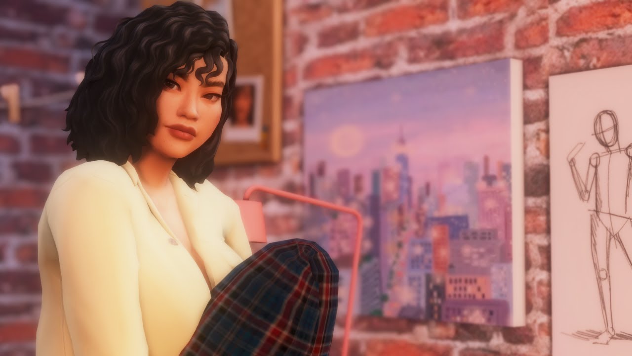 Living Alone in the City The Sims 4 Current Household - YouTube