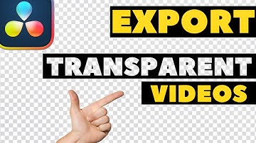 How to Export Videos without Background | Davinci Resolve