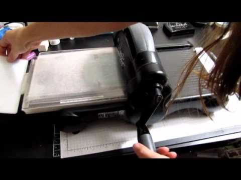 Partial Embossing with Embossing folders - YouTube