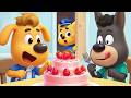 ケーキがあぶない!👀 くいしんぼうはだれだ? | ラブール警部人気動画まとめ | アニメ | 動画 | Sheriff Labrador | ラブール警部