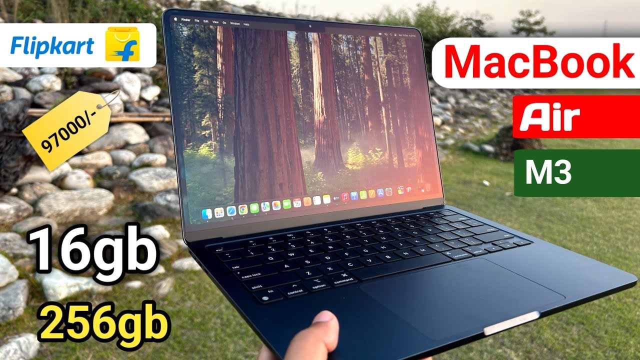 MacBook Air M3 16gb & 256gb Midnight - YouTube