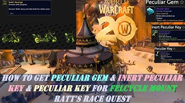 How to Get Peculiar Gem & Inert Peculiar Key & Peculiar Key for Felcycle Hidden Mount | Ratt