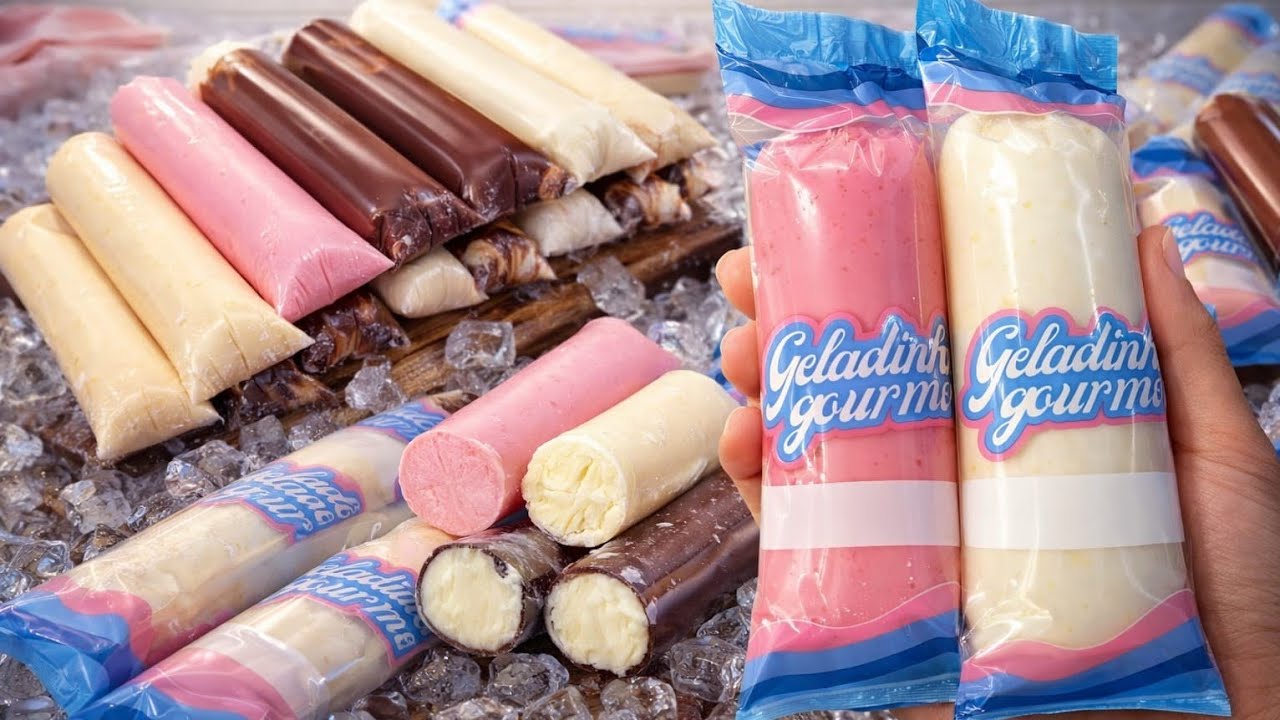 COM APENAS UMA BASE ECONÔMICA MAIS DE 10 SABORES DE GELADINHO GOURMET. VENDE MUITO NESSE CALOR.