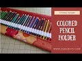 Sew a Roll Up Organizer Holder for Colored Pencils - DIY Sewing Project