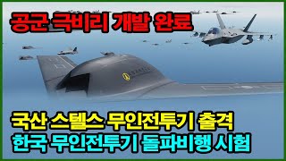 국산 무인 스텔스 전투기 가오리 편대 전력화 예정