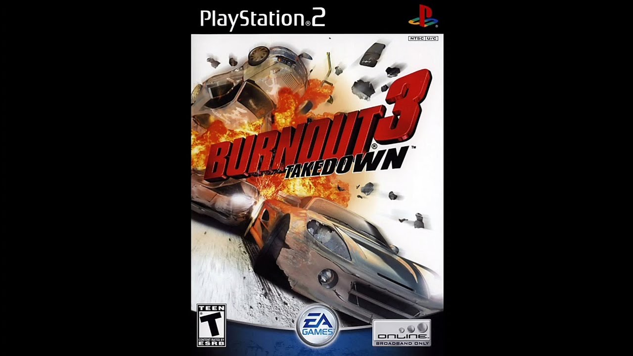 Burnout 3 Takedown PLAYSTATION 2 PS2 driving racing crash cars