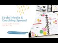 Social Media &amp; Fitness Coaching Spread | Classic Happy Planner