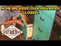 Kitchen Cabinet & Drawer Latches for our Skoolie!