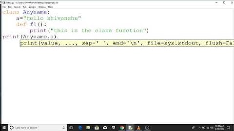 OOP CONCEPT IN PYTHON [CLASSES AND OBJECT] IN HINDI BY SHIVANSHU PRASHAR