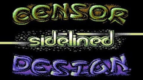 Sidelined by Censor Design (C64)
