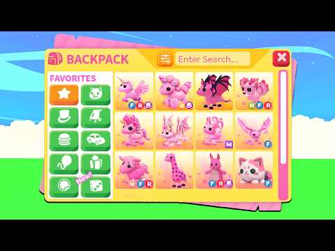 Turning ALL MY PETS PINK In Adopt Me