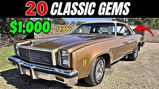 $1K–$8K! 20 Hidden Classic Gems From the ’60s–’80s!